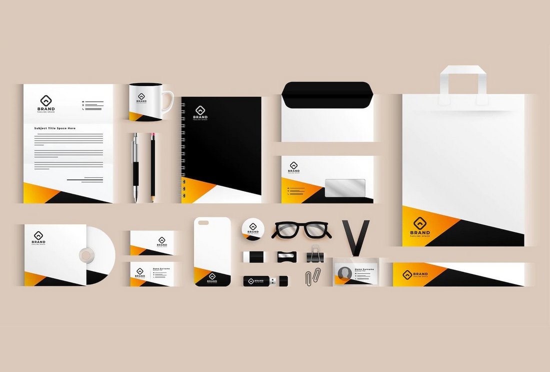 free corporate brand identity template
